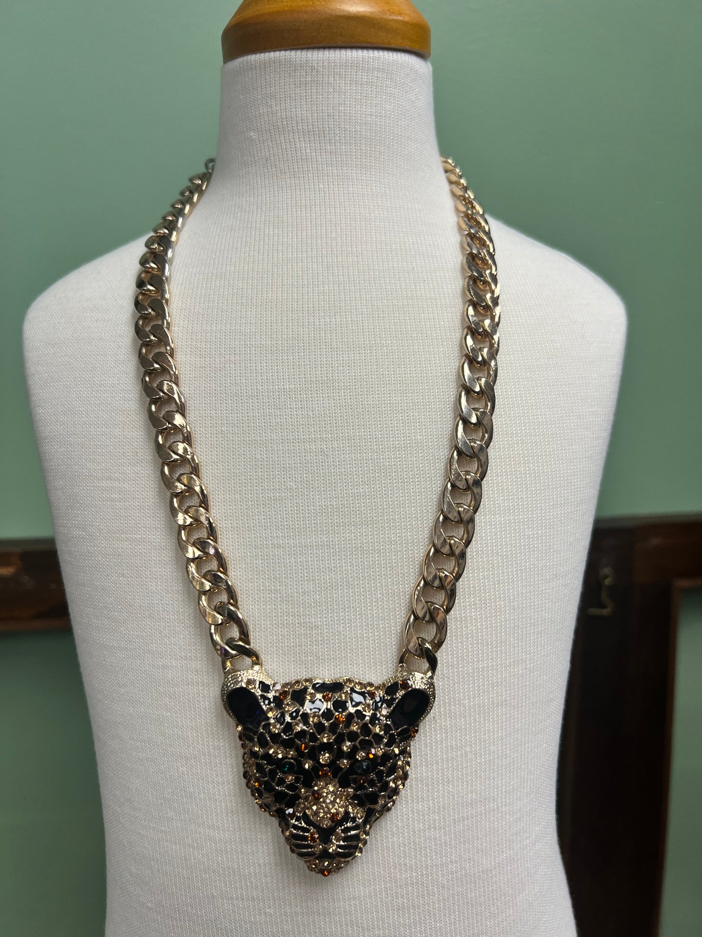 Incredible Vintage Panther Necklace