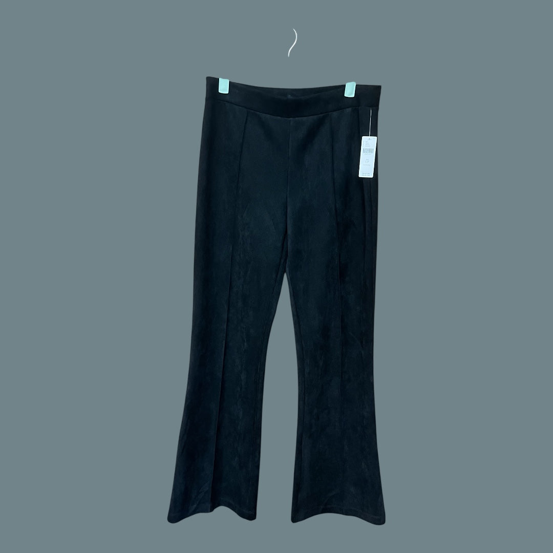 NWT Anthropologie Pull-On Black Trousers size LP