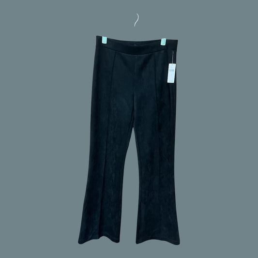 NWT Anthropologie Pull-On Black Trousers size LP