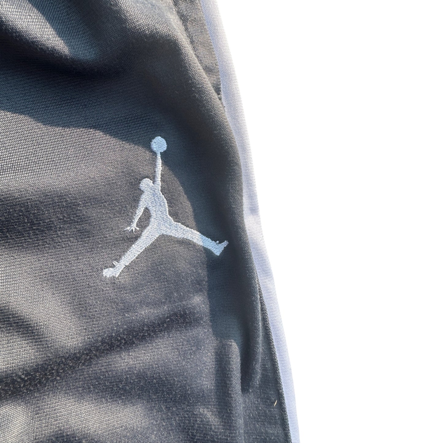 Nike Boys Air Jordan Joggers, Track Pants, Slim Fit, Gray, Size Kids Small