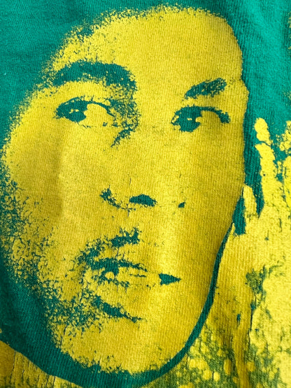 2005 Bob Marley Licensed Zion Rootswear Vintage Green/Yellow Tee size m