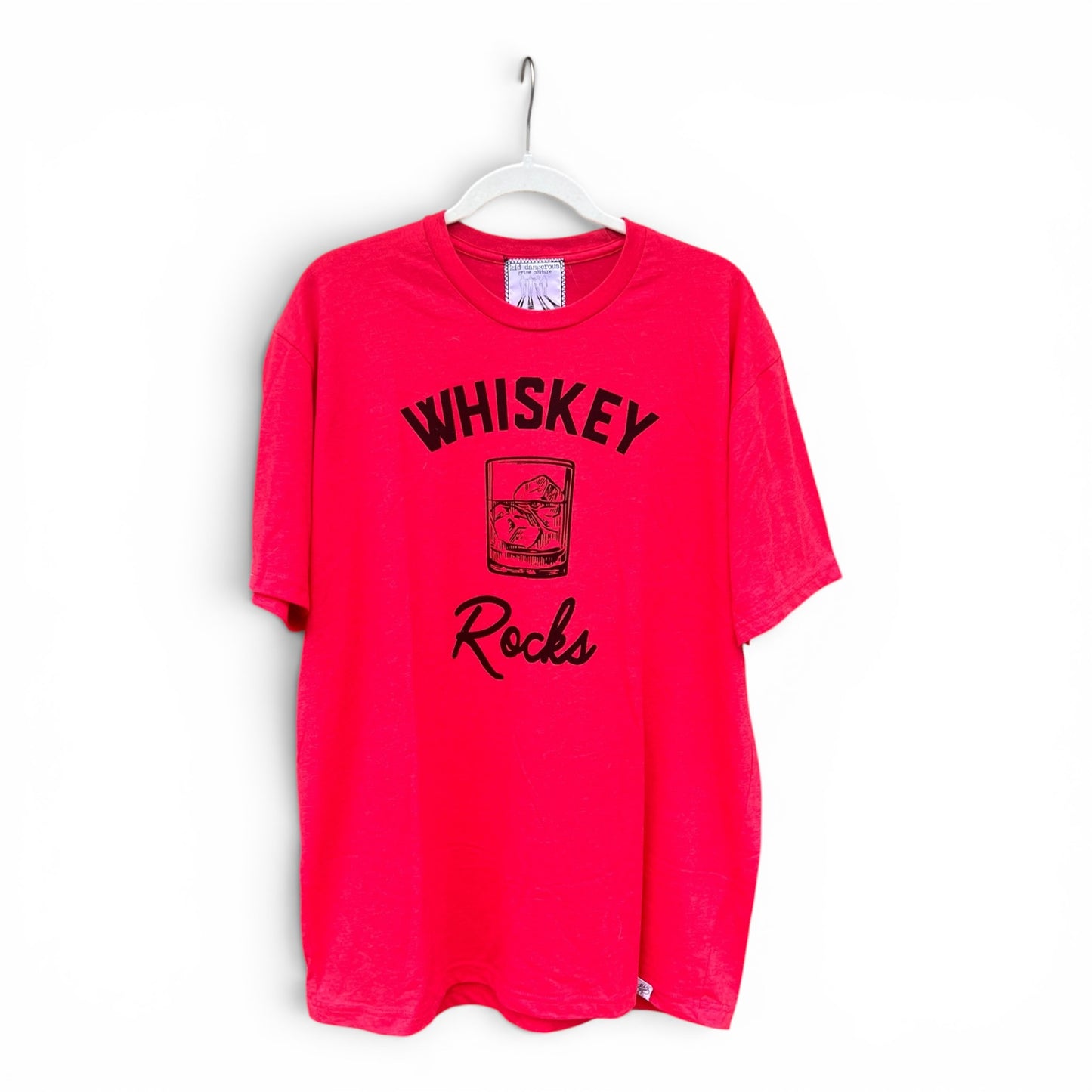 NWT Kid Dangerous “Whiskey Rocks” Graphic Tee, size xl