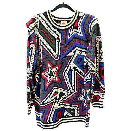 NWT Farm Rio Sweater Dress with Stars, size L