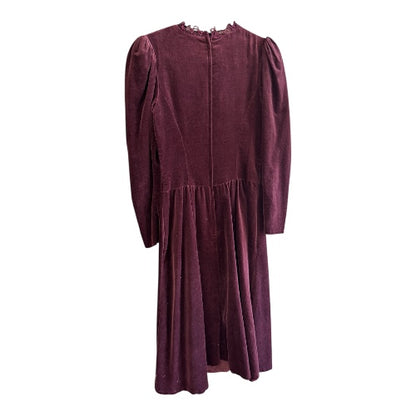 Vintage 70’s Burgundy Gunne Sax Dress, size s