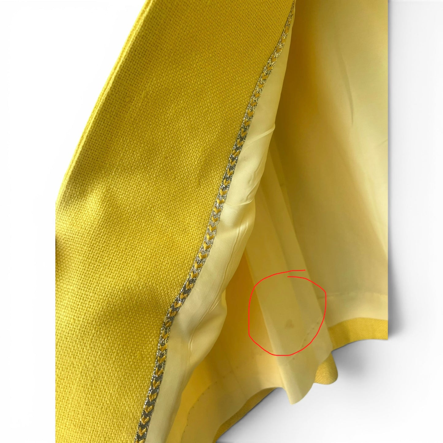 VTG 50s 60s Mod Custom Couture Swing Cape | Gold Frog Closure, Size S