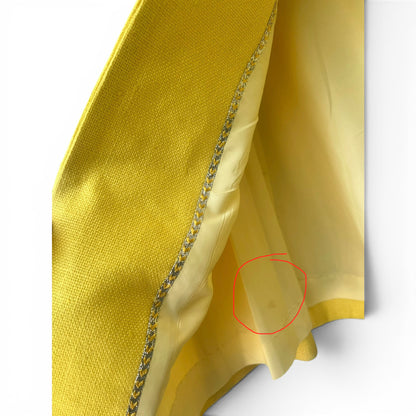 VTG 50s 60s Mod Custom Couture Swing Cape | Gold Frog Closure, Size S