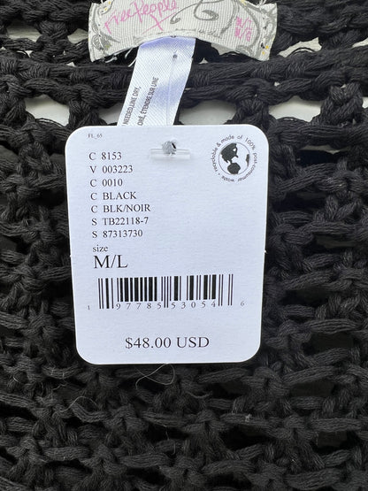 NWT Free People Black Knit Shrug, size m/l
