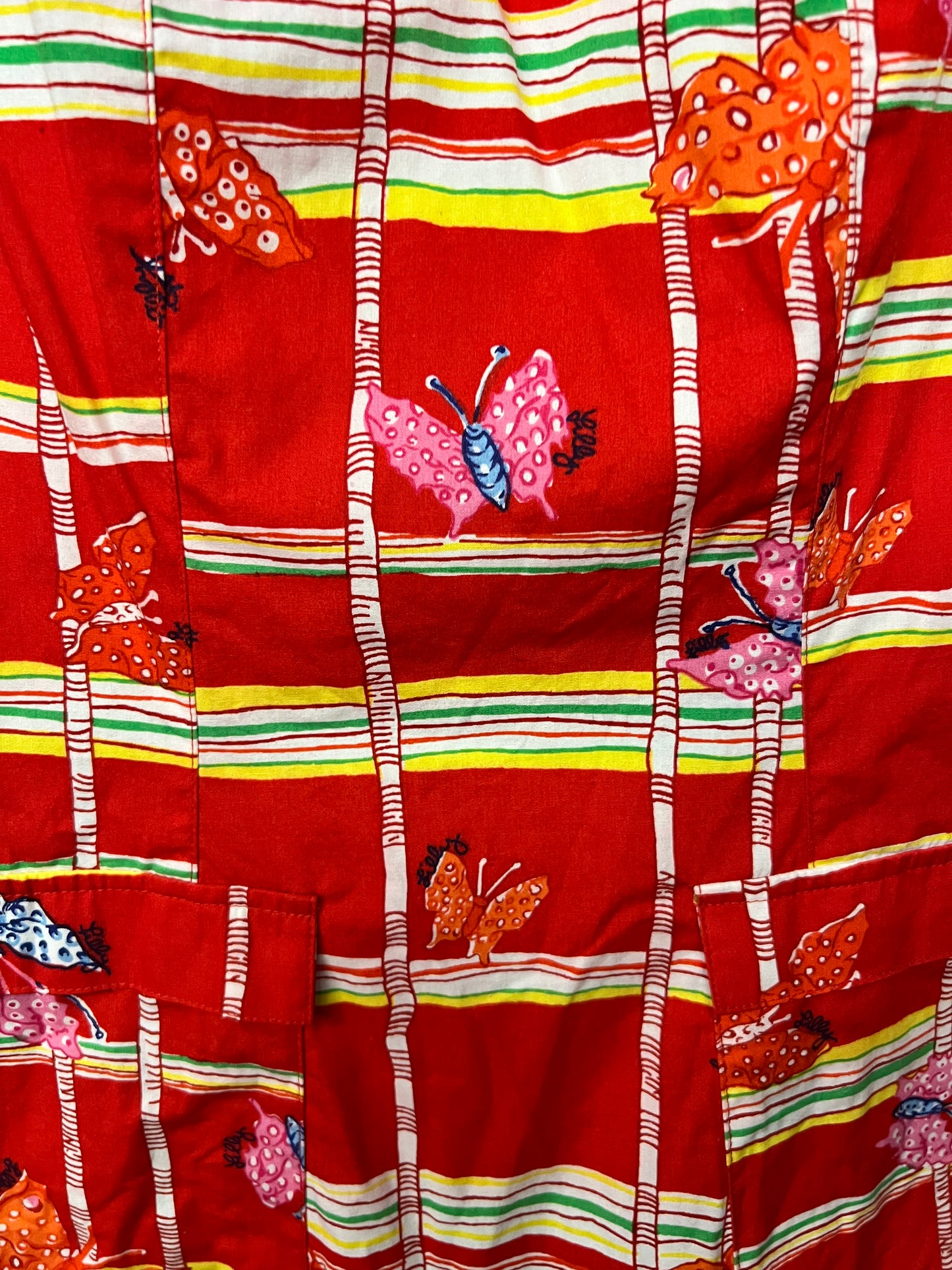 Lilly Pulitzer Vintage Butterfly Dress size sm/med