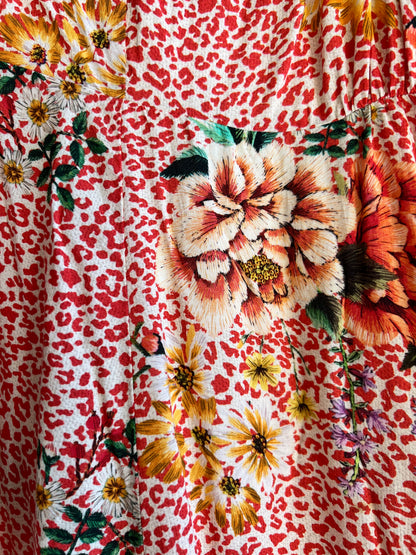 Farm Rio for Anthropologie Verbena Dress, Size XSP