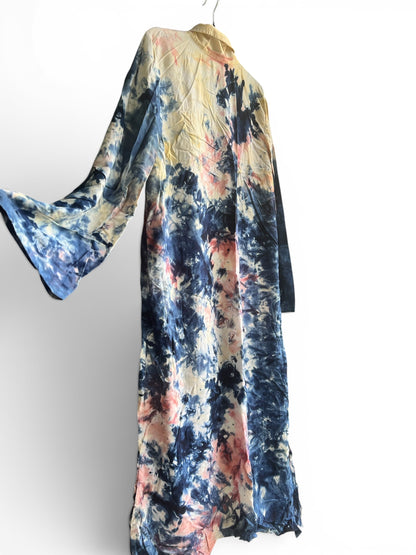 Wonderly Tie Dye Duster Robe Jacket, size s