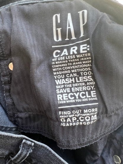 Gap Mid Rise “Baby Boot” cut Women’s Jeans Black/Grey, size 33/16s
