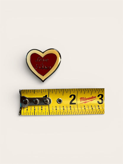Vintage Valentines Day Heart Pin/Brooch