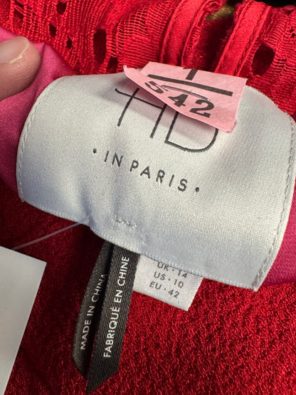 HD in Paris - Anthropologie Red Dress, size 10