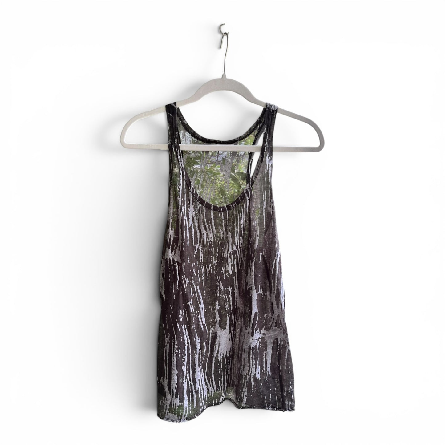 BCBGeneration Sheer Racerback Tank, size large