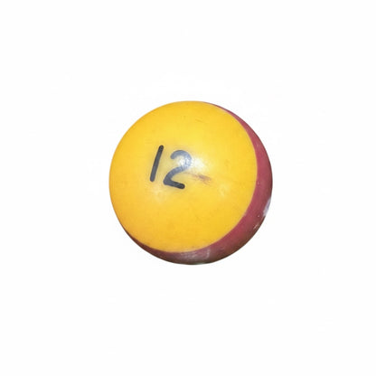 Lucky Vintage Billiard Ball With Clear Lucite Display Stand (Single)