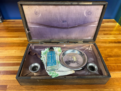 Vintage Catholic Last Rites/Sick Call Box With Photo