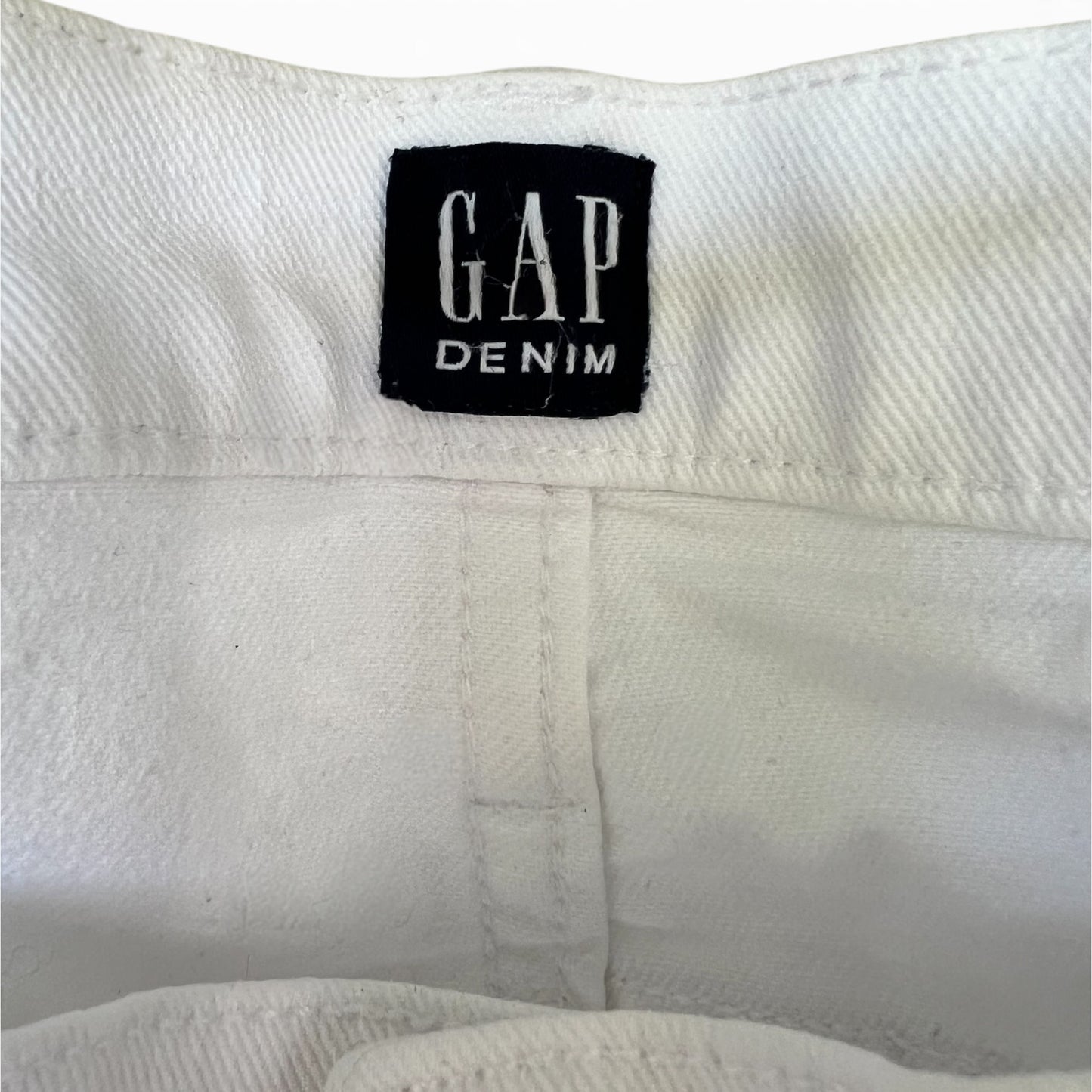 Gap Classic Straight Women’s Denim White Jeans, As Is, Size 16 / 33