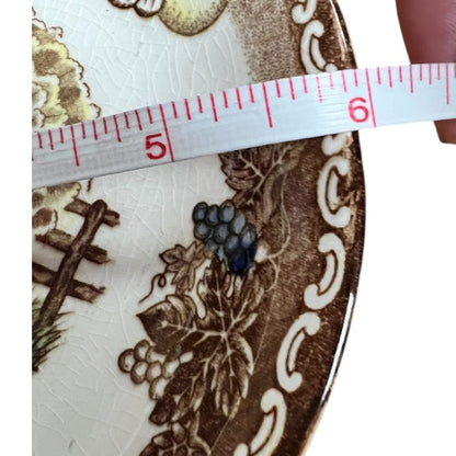 Vintage king Tom Ironstone Thanksgiving 6” Plate