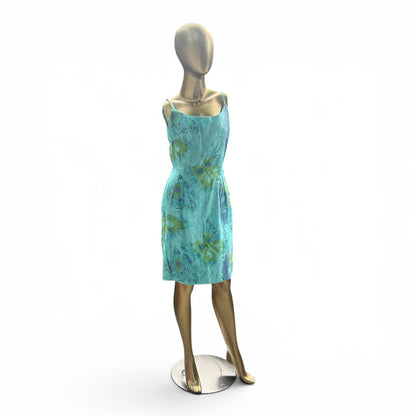 50s 60s True Vintage Badaracco For Darlyn Junior Spaghetti Strap Dress, Size S
