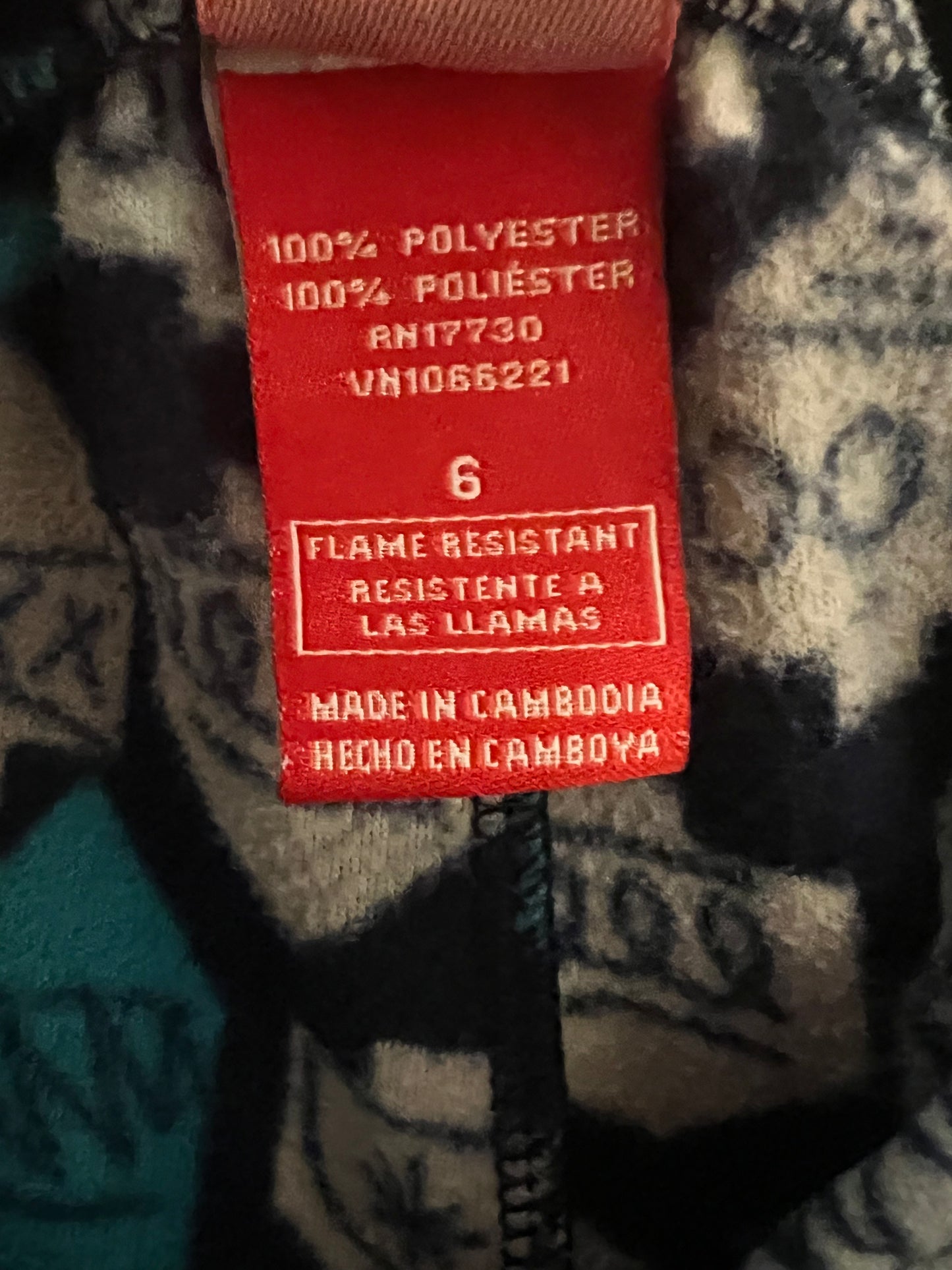 Kids Hanukkah Pajamas from Target size 6