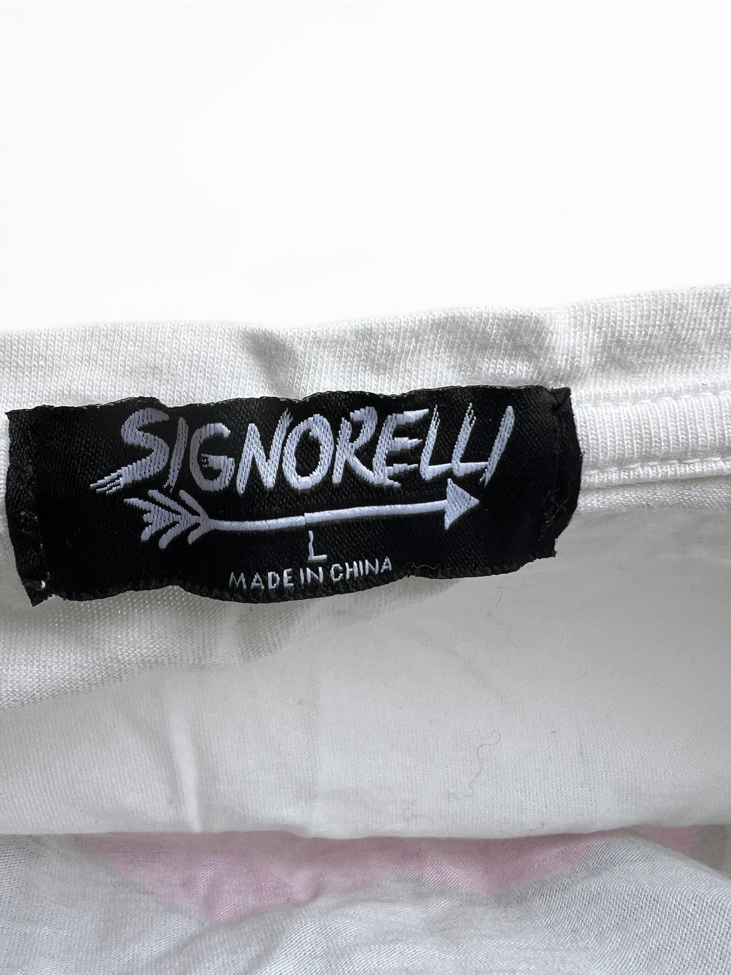NWT Signorelli Bloomingdale’s Pink Lips T-Shirt, Size L