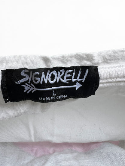 NWT Signorelli Bloomingdale’s Pink Lips T-Shirt, Size L