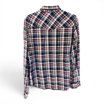 Vintage Y2K Ben Sherman Plaid Button Up Flannel Shirt, size s