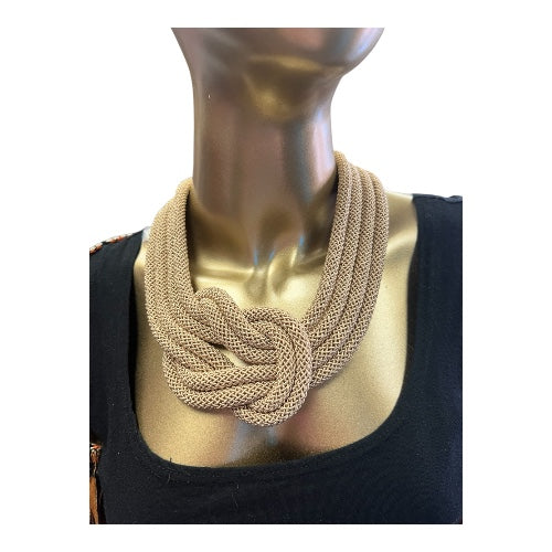 Chunky Vintage Rope-Style Necklace