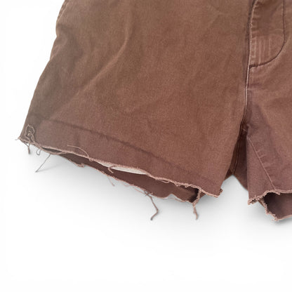 Old Navy Cut-Off Chino Brown Shorts, Size 28
