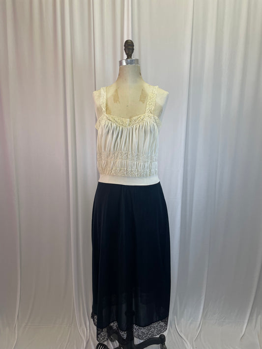 Vintage Lace Colorblock Nightgown, size m