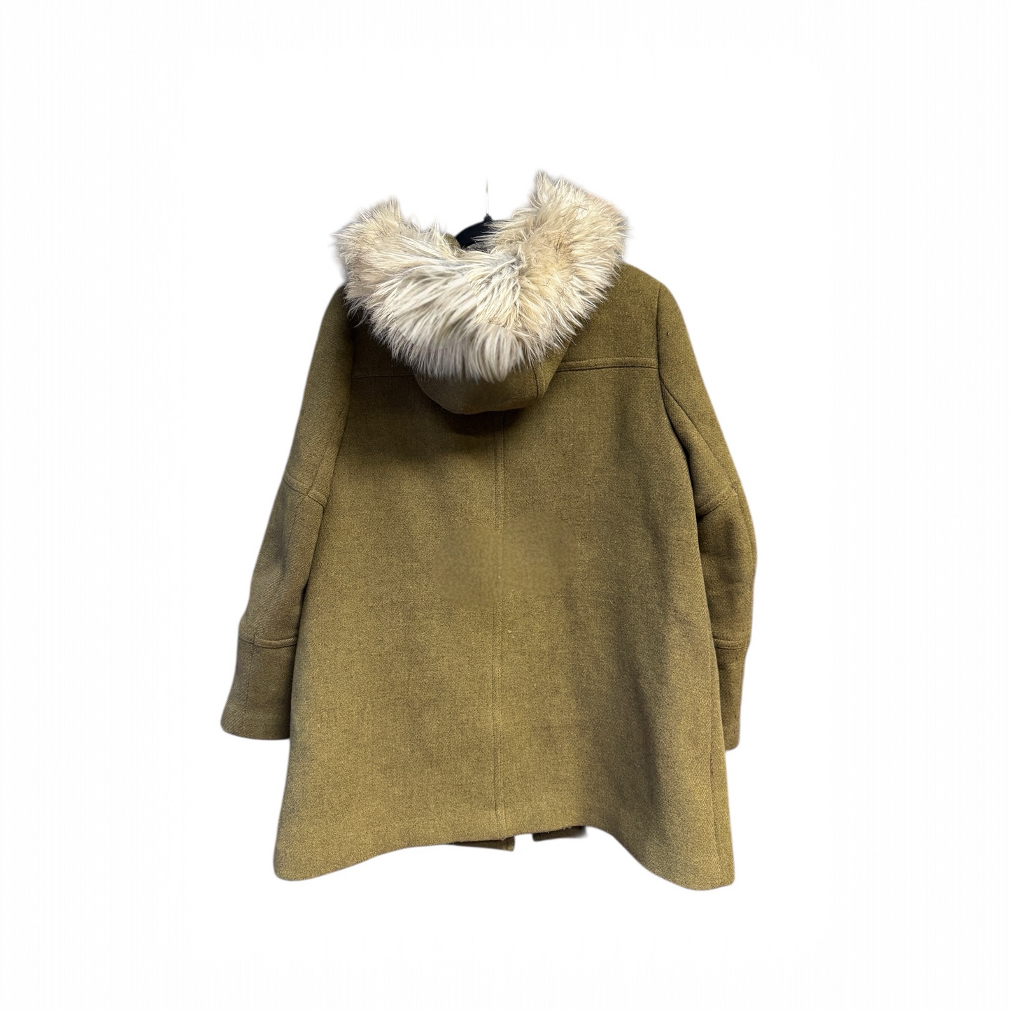 J. Crew Stadium Cloth Coat, Green, size 12