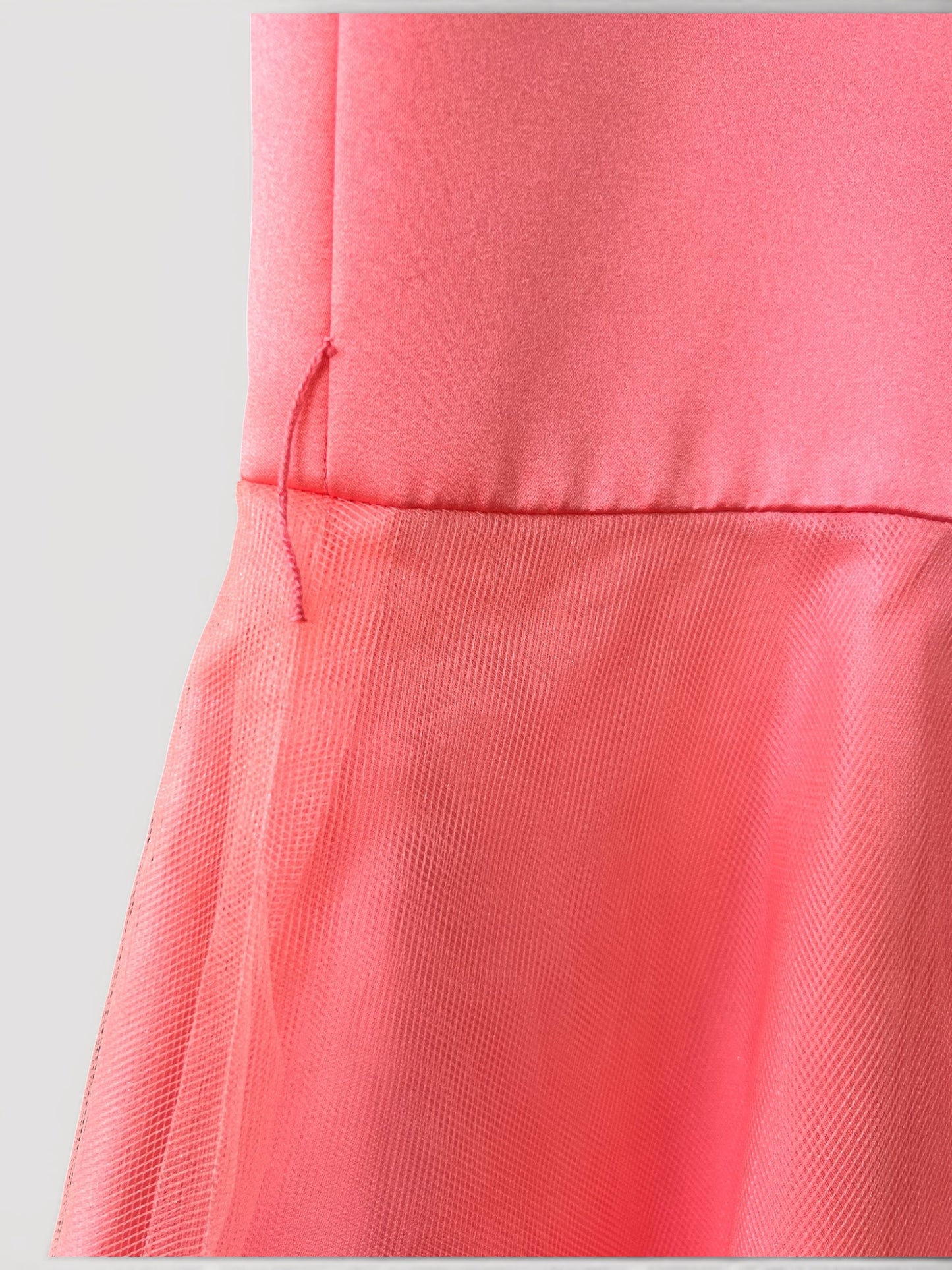 Vintage 90s Y2K Formal Peach / Pink Ankle-Length Dress, Size XS