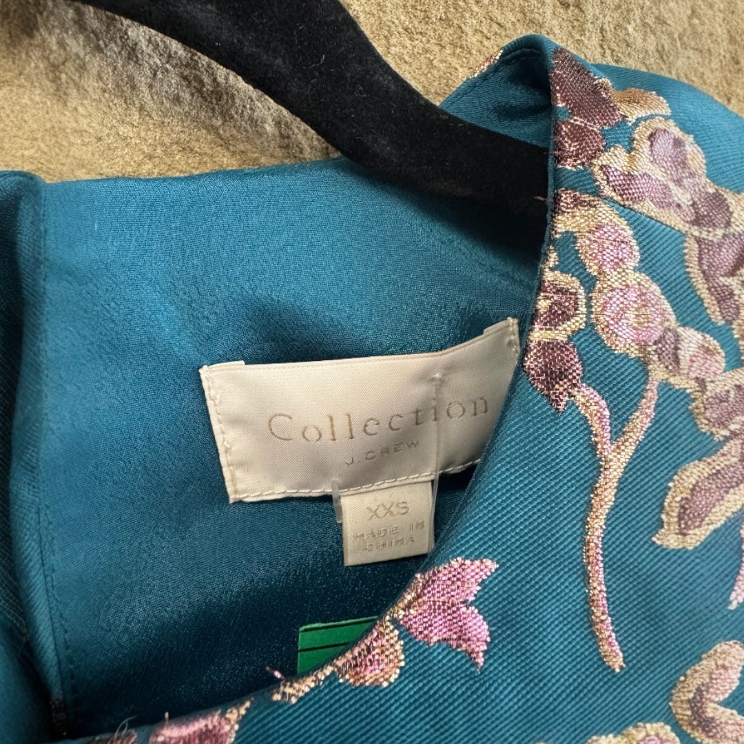 Banana Republic Collection NWT Green/Gold Top, size xxs