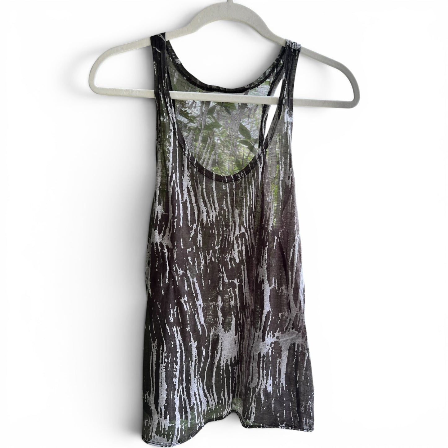 BCBGeneration Sheer Racerback Tank, size large