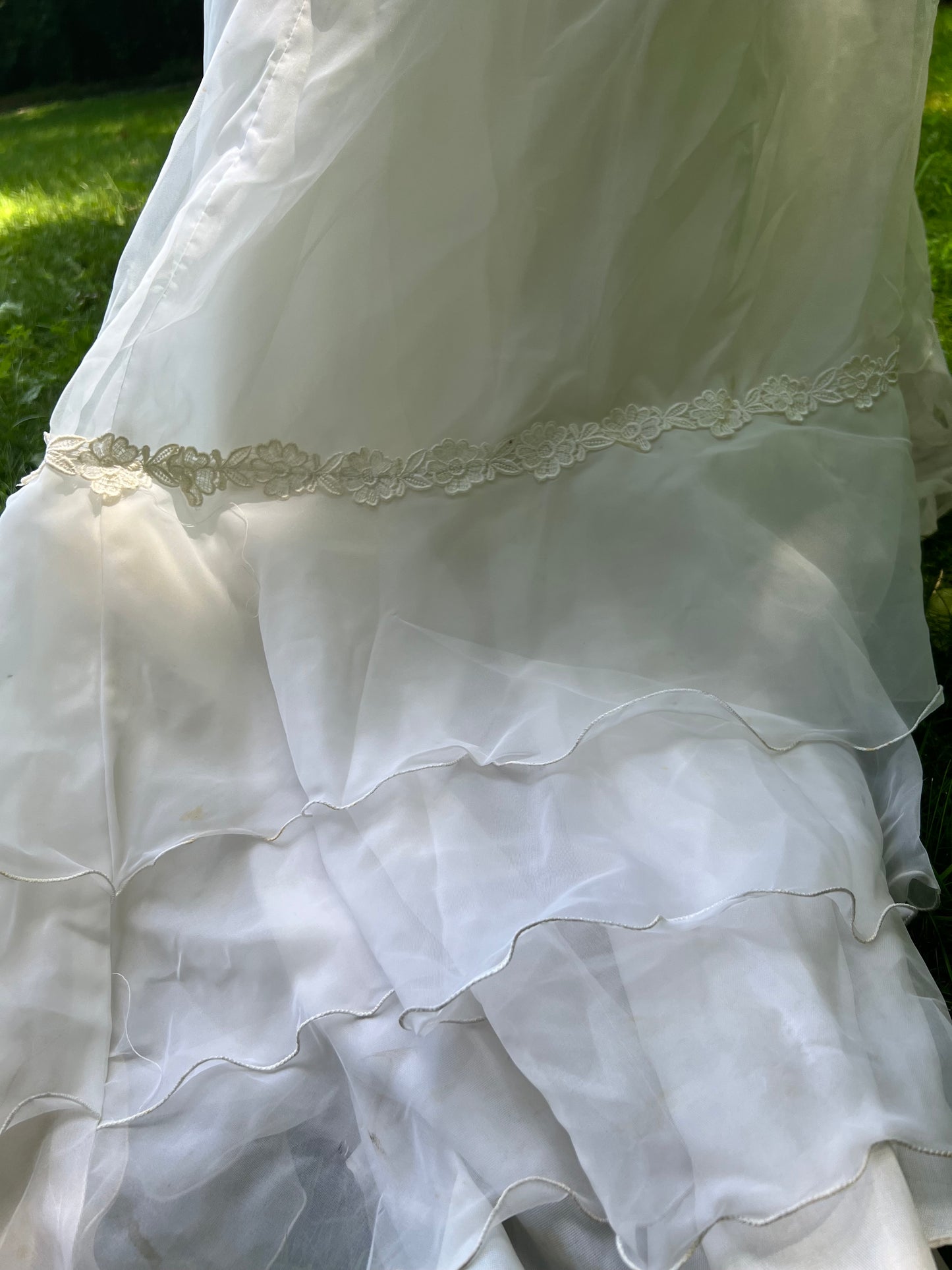 Vintage 1970’s Wedding Gown, size small