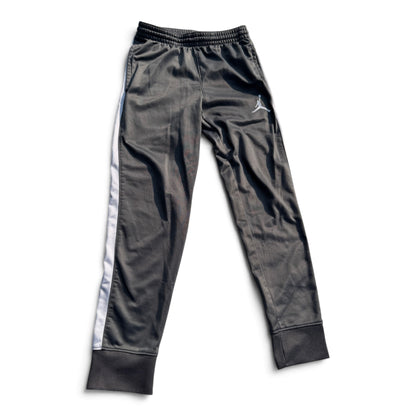 Nike Boys Air Jordan Joggers, Track Pants, Slim Fit, Gray, Size Kids Small