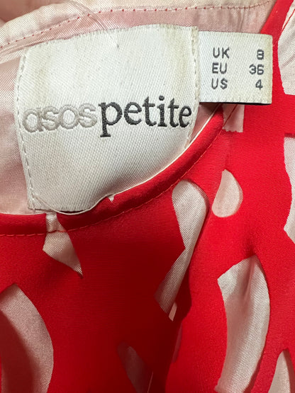 ASOS Petite Open-Back Dress size 4p