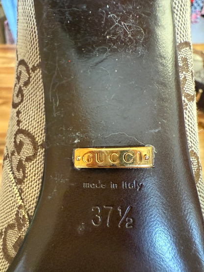 Gucci Women’s Ellis Logo Boots size 37.5