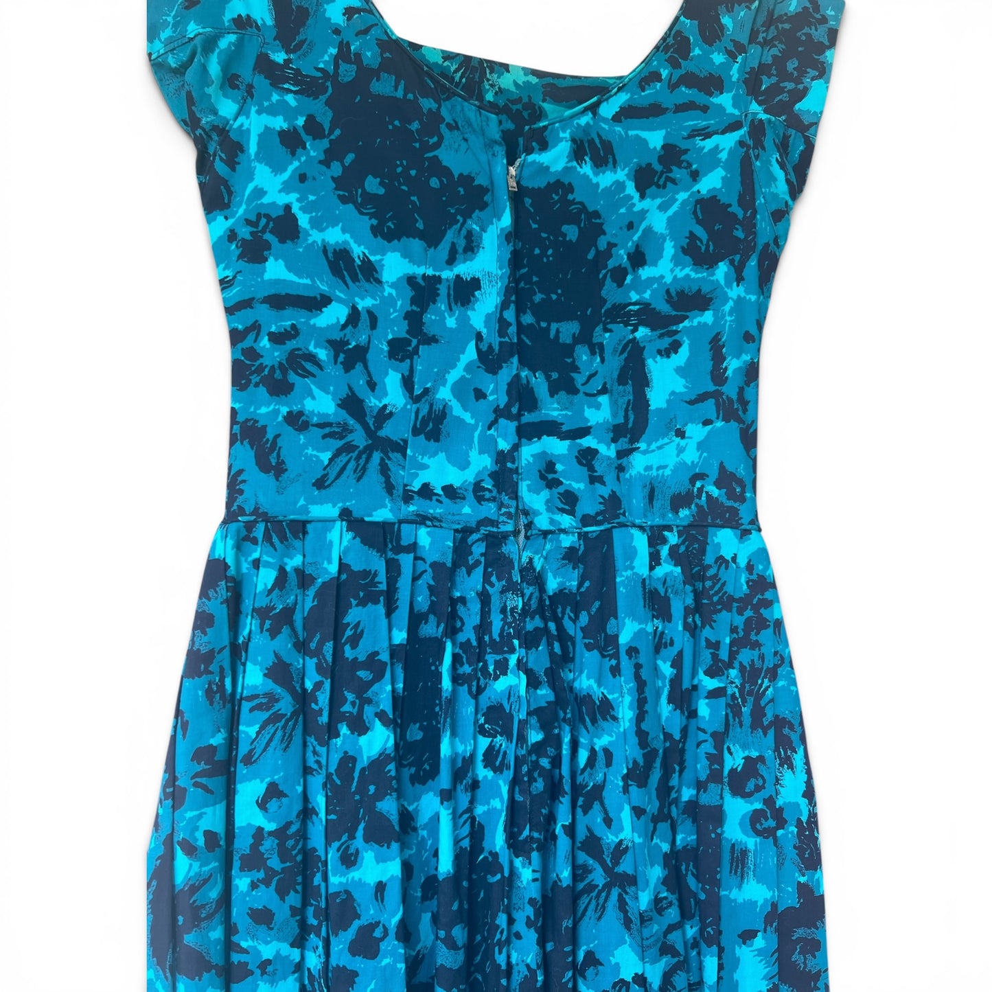 True Vintage 50s Henley Jr New York Mid Century Swing Dress Size XS