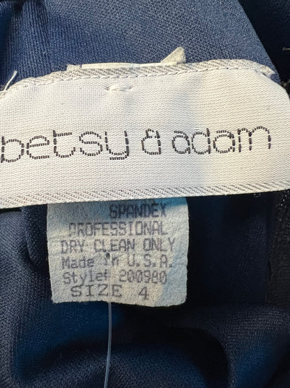 Betsy and Adam Vintage 90s Blue Sparkly Mini Dress, size 4