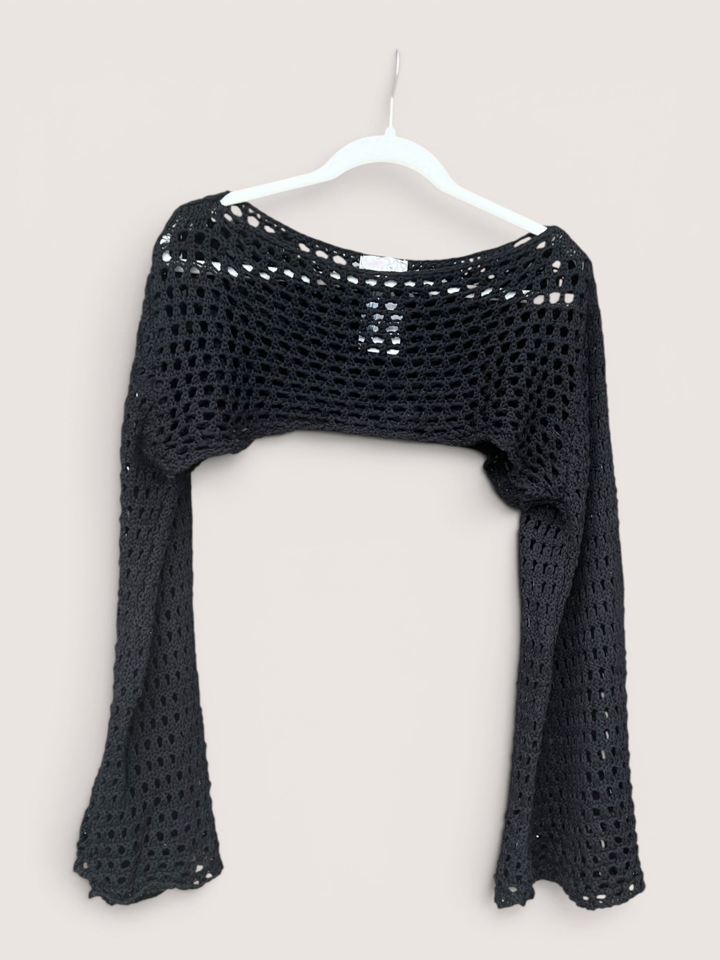 NWT Free People Black Knit Shrug, size m/l