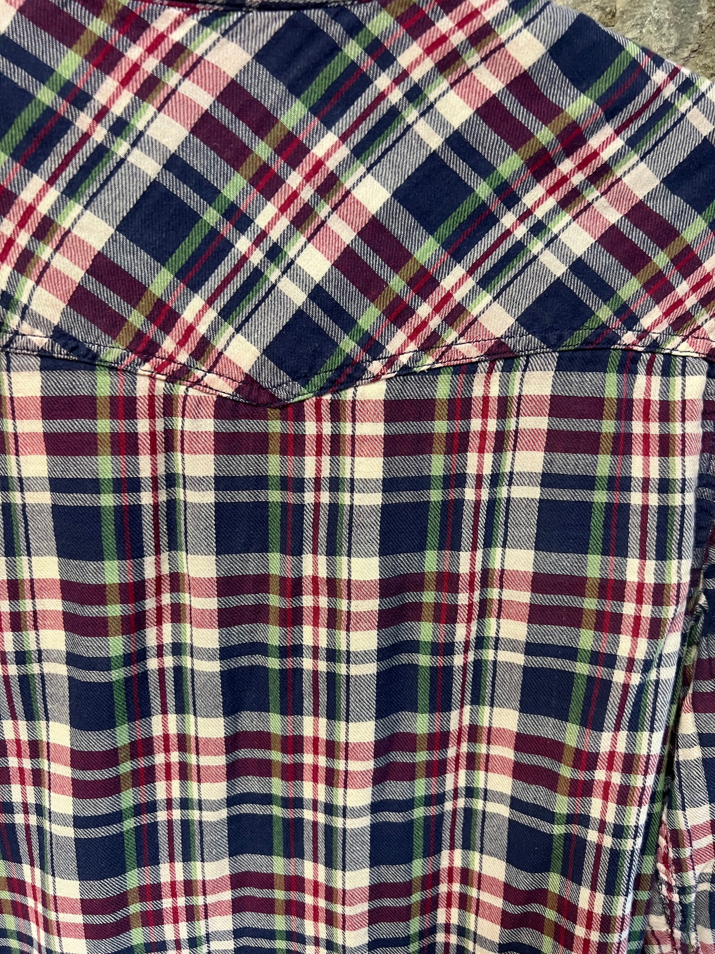 Vintage Y2K Ben Sherman Plaid Button Up Flannel Shirt, size s