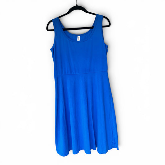Herou Royal Blue Sleeveless Tank Dress, Size L