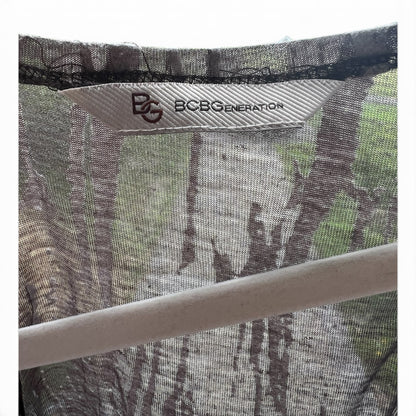 BCBGeneration Sheer Racerback Tank, size large