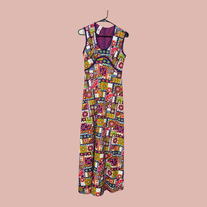 Vintage 60s/70s Maxi Dress
