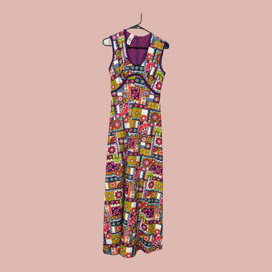 Vintage 60s/70s Maxi Dress