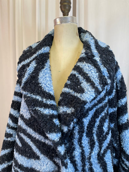 Belleflower Coat by Stine Goya — Moiree Blue — NWT