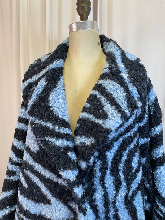 Belleflower Coat by Stine Goya — Moiree Blue — NWT