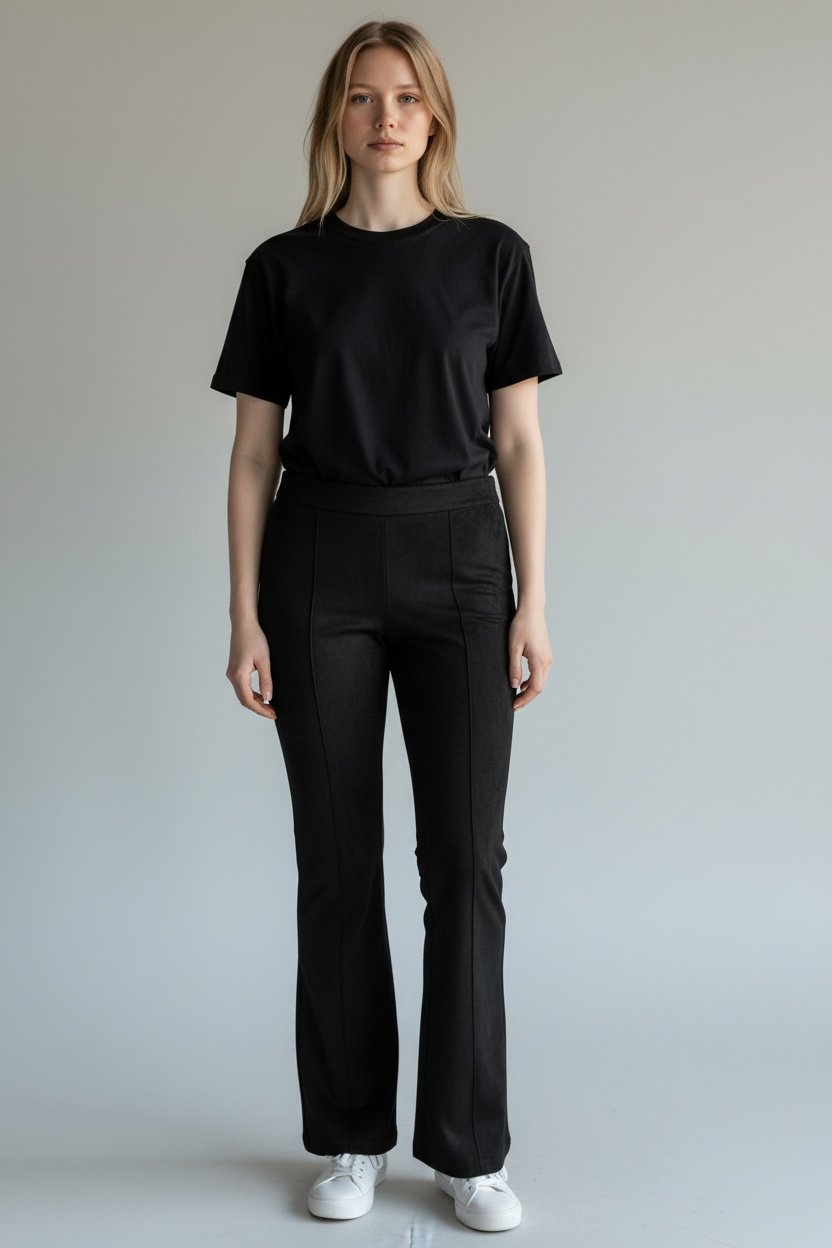 NWT Sanctuary x Anthropologie Pull-On Black Pants size LP