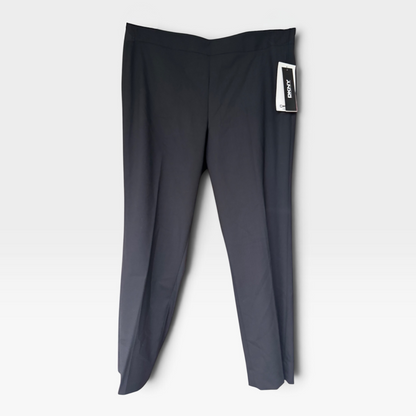 NWT DKNY Perry Black Slim Fit Cropped Trousers, Size 14